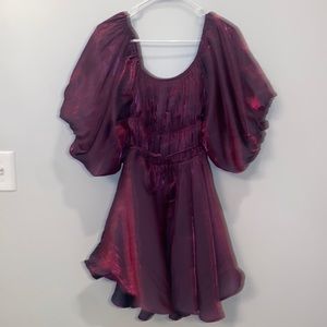 Altar’D State dress, medium, iridescent purple, only worn once
